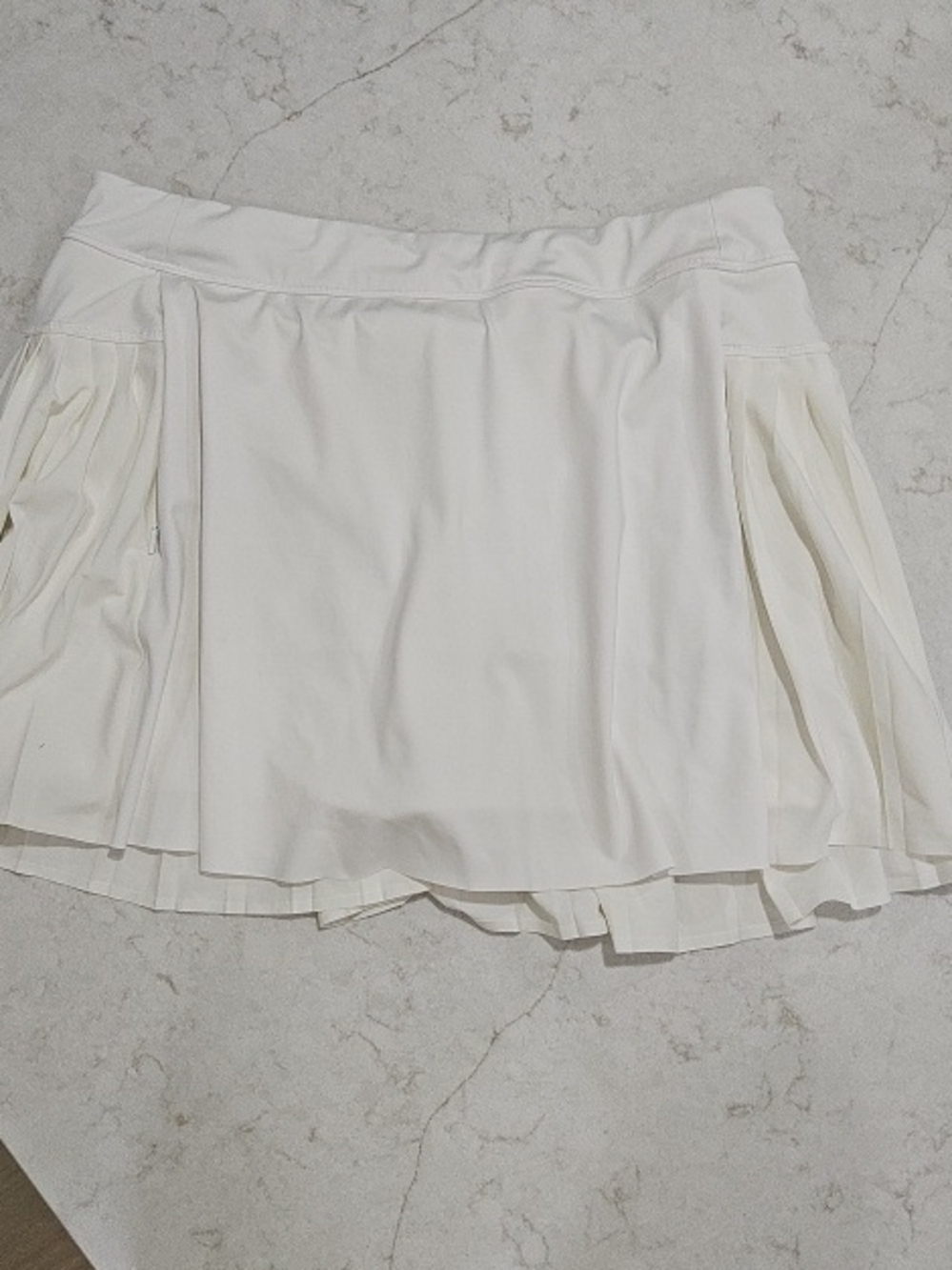 Athleta White Circle Skater Tennis Skirt - Picture 1 of 3